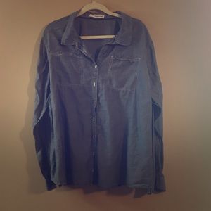 Button down chambray shirt
